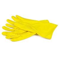 Latexové rukavice na čistenie M žltá