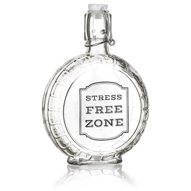 Fľaša na likér stress free zone 400 ml