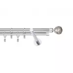Garniža II stylus fi 19 chróm 200 cm guľa crystal