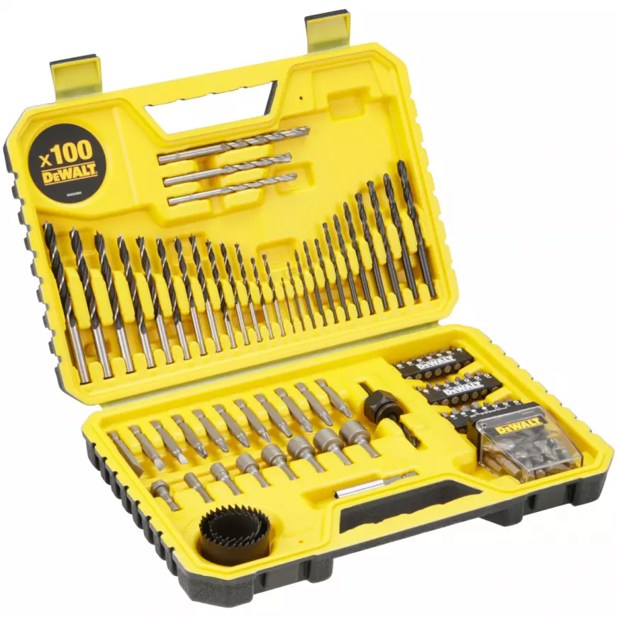 Fotografia produktu: DeWALT Súprava vrtákov a bitov 100 kusov
