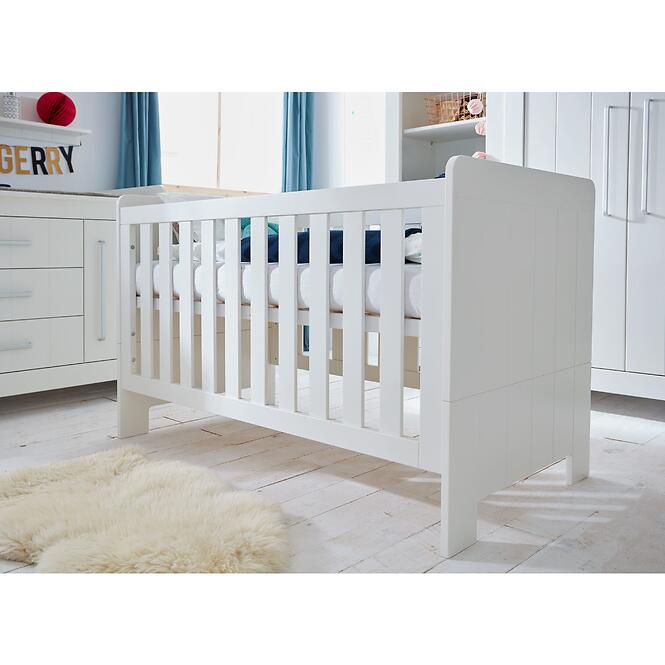 Detská postieľka CALMO 120x60 biela