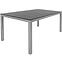 Stôl hliníkový Polywood strieborná/čierna,4