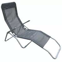 Záhradné ležadlo D-054 sivé