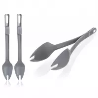 Súprava na šalát 32 cm sivá