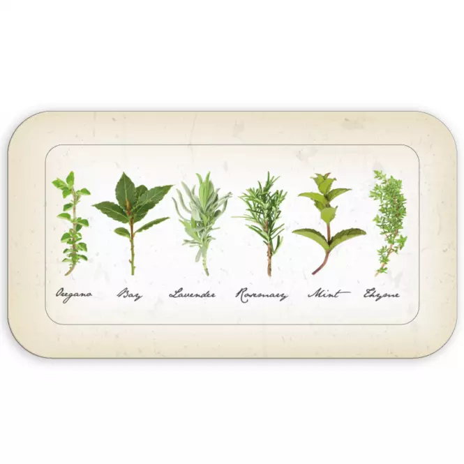 Tácka Herbs 29,5x16,5cm