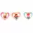 Sada 3 magnetiek Hearts Mix