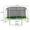 Trampolína COMFORT s rebríkom 427cm zelená,2