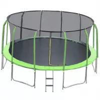 Trampolína COMFORT s rebríkom 457cm zelená