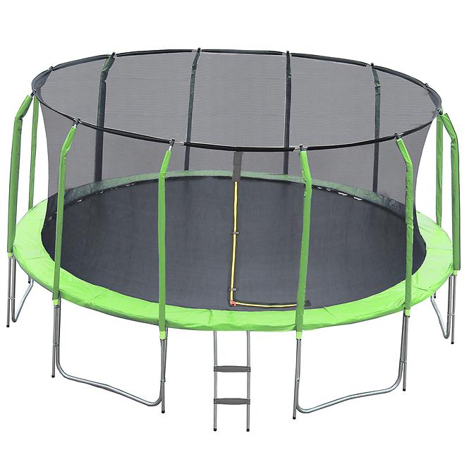 Trampolína COMFORT s rebríkom 457cm zelená