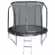 Trampolína COMFORT s rebríkom 244cm čierna