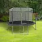 Trampolína COMFORT s rebríkom 244cm čierna,3