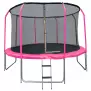 Trampolína COMFORT s rebríkom 305cm ružová