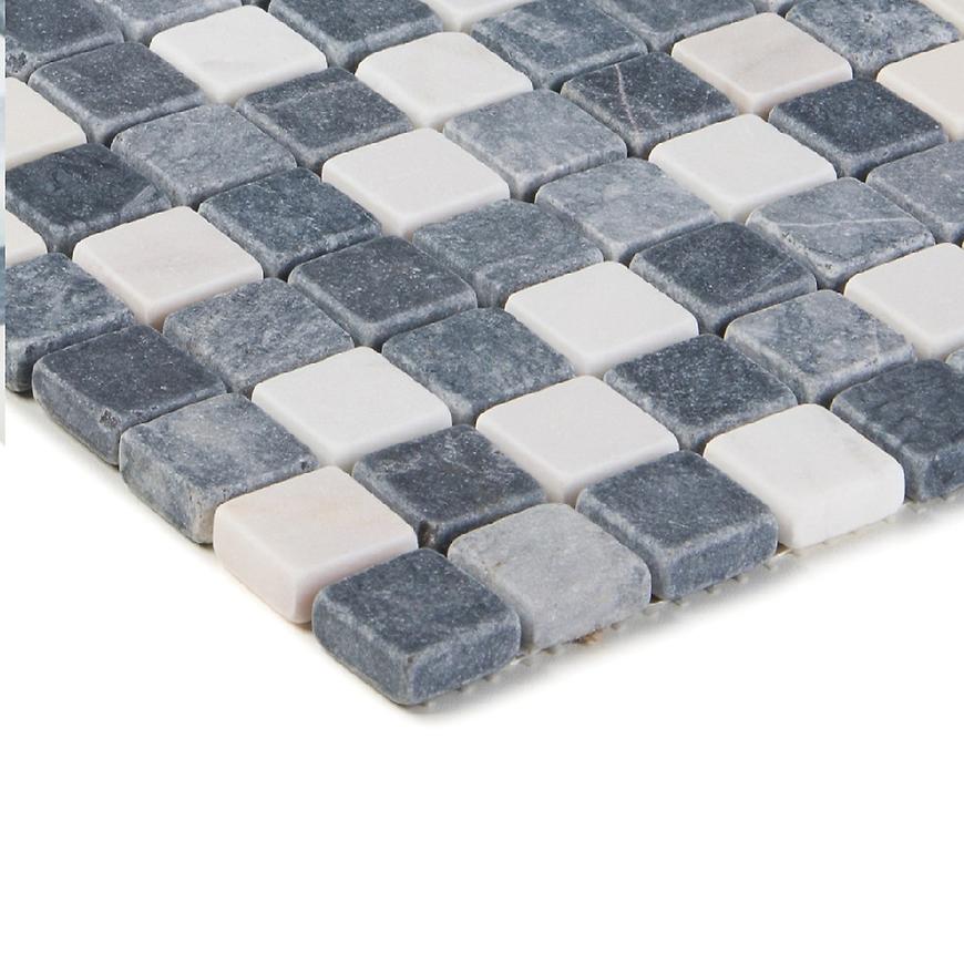 Obklad mozaika Marmormix grau weiss 30x30