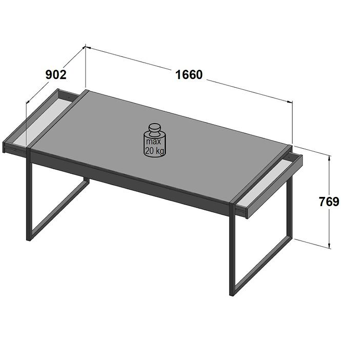 Stôl HUD T403