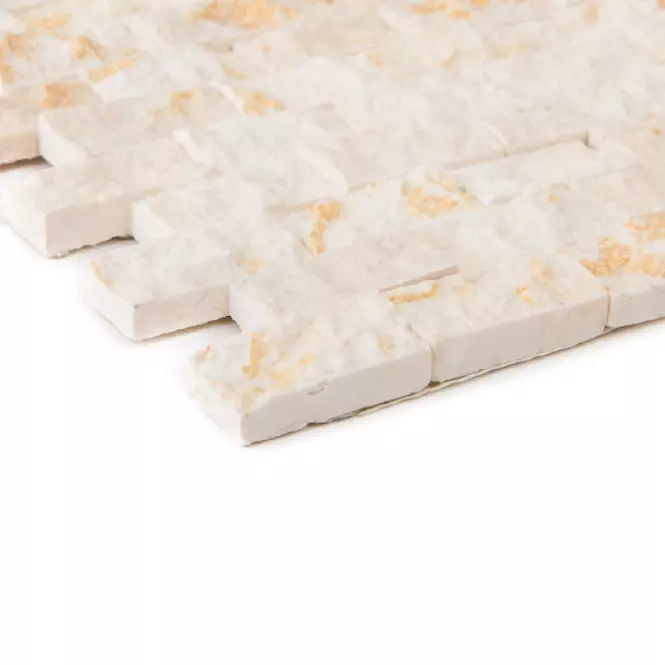Obklad mozaika Marmor Sunny beige Brick 32x32