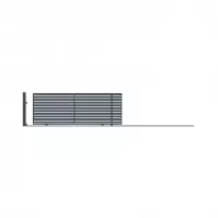 Posuvná brána SZAFIR bez protihrotu  pravá 152x400 W01367