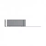 Posuvná brána  AGAT bez protihrotu pravá152x400 W01380