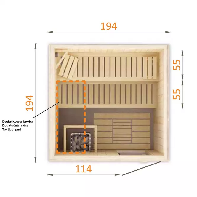 Sauna PERHE 2020,2