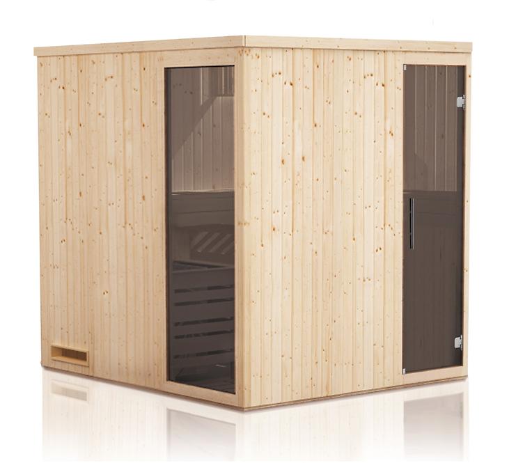 Sauna PERHE 2020V s oknom