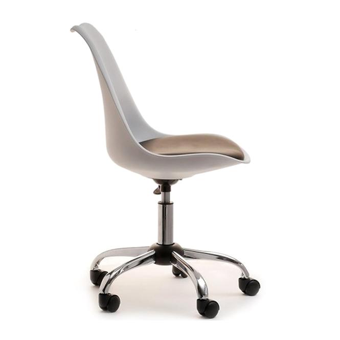 Kancelárske kreslo milano biely/cierny,4