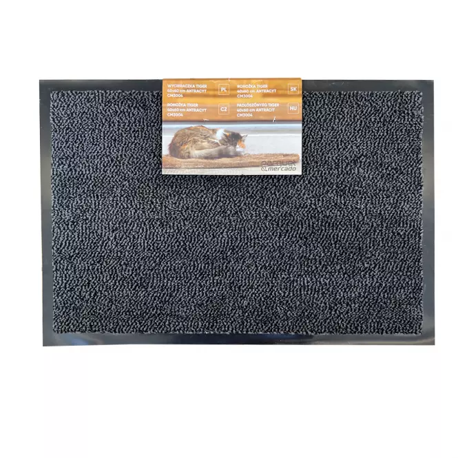 Rohožka tiger 80x120cm antracit Cm3004