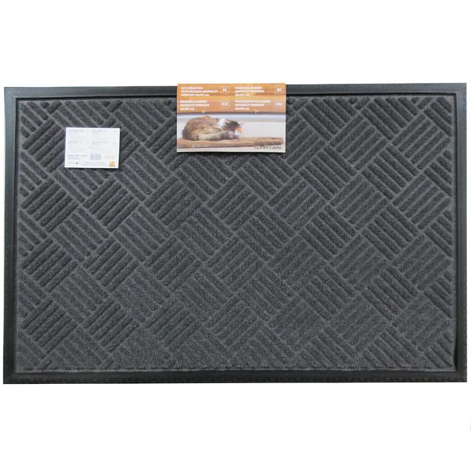 Rohožka reliéfna antracit premium 60x90