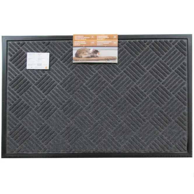 Rohožka reliéfna antracit premium 60x90,2