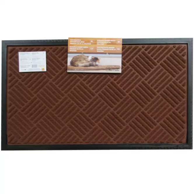 Rohožka reliéfna hnedá premium 45x75 Cmrb45750,2