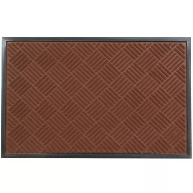 Rohožka reliéfna hnedá premium 60x90 Cmrb60900
