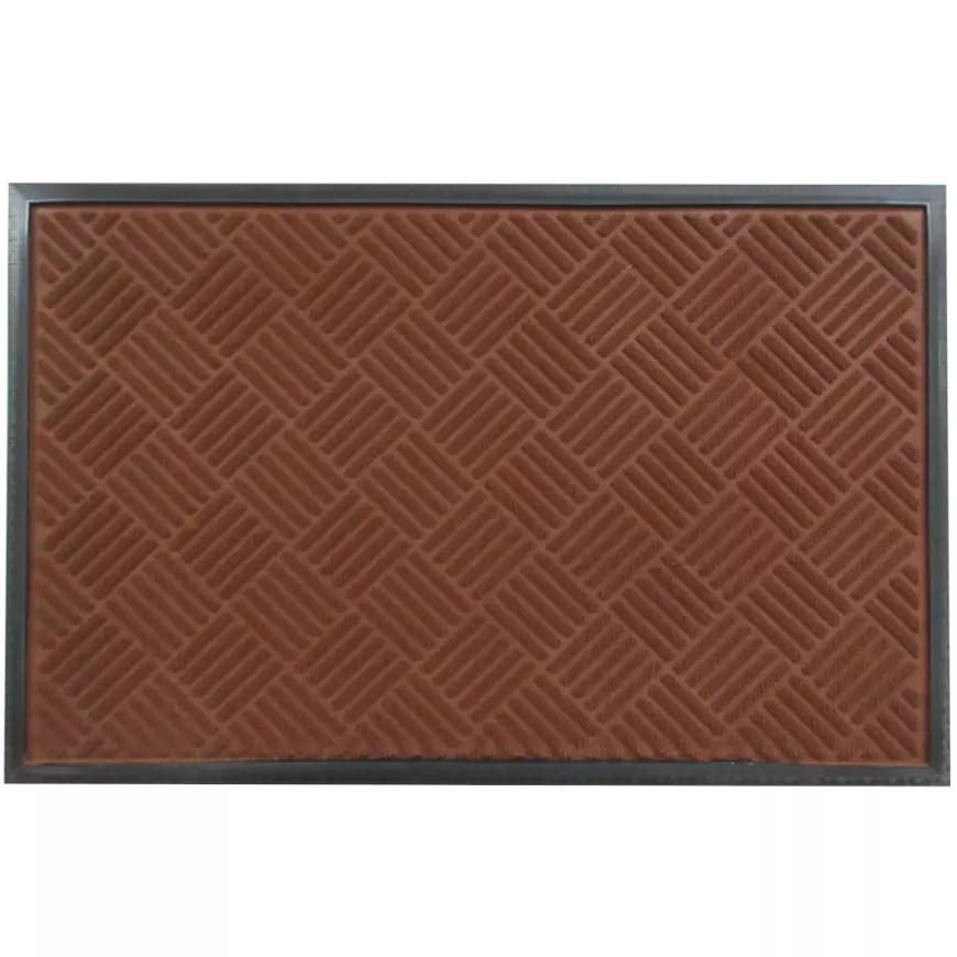 Rohožka reliéfna hnedá premium 60x90 Cmrb60900