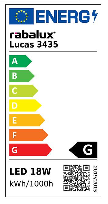 Stropné svietidlo  LED LUCAS 3435  18W D33 PL,4