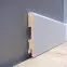 Podlahová lišta MDF Foge LB1 100 biela polomatná,2