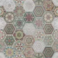Gresova dlažba Patchwork Hexagon Colour 60/60