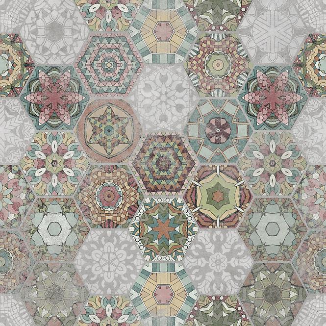 Gresova dlažba Patchwork Hexagon Colour 60/60