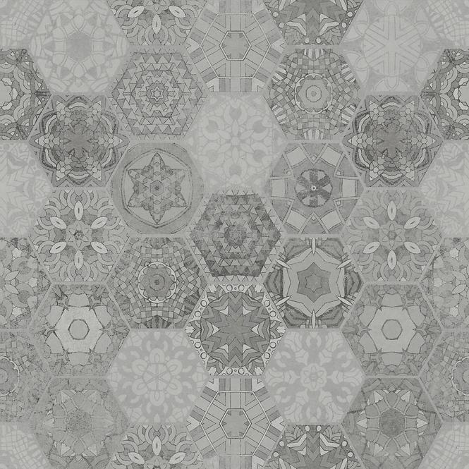 Gresova dlažba Patchwork Hexagon Grey 60/60