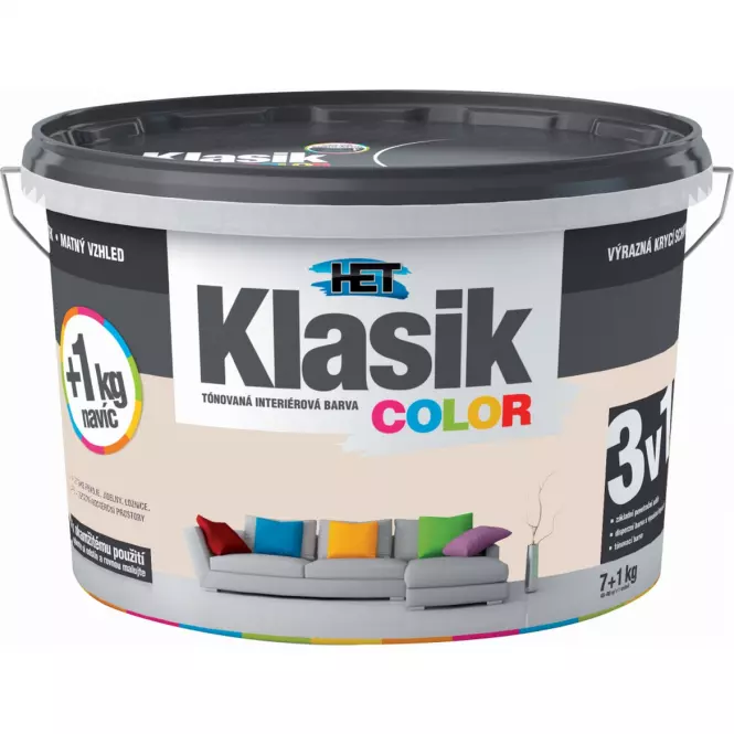 Het Klasik Color Bezovy Pieskovy 7+1kg