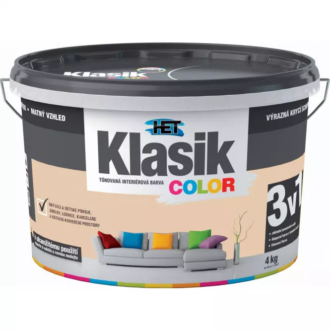 Het Klasik Color Bezovy Kremovy 4kg