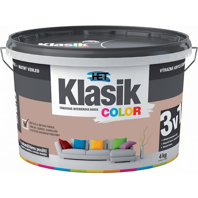 HET  Klasik Color hnedý orech 4kg