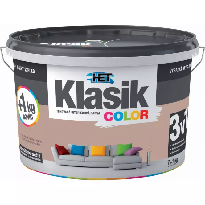 Het Klasik Color Hnedy Orechovy 7+1kg