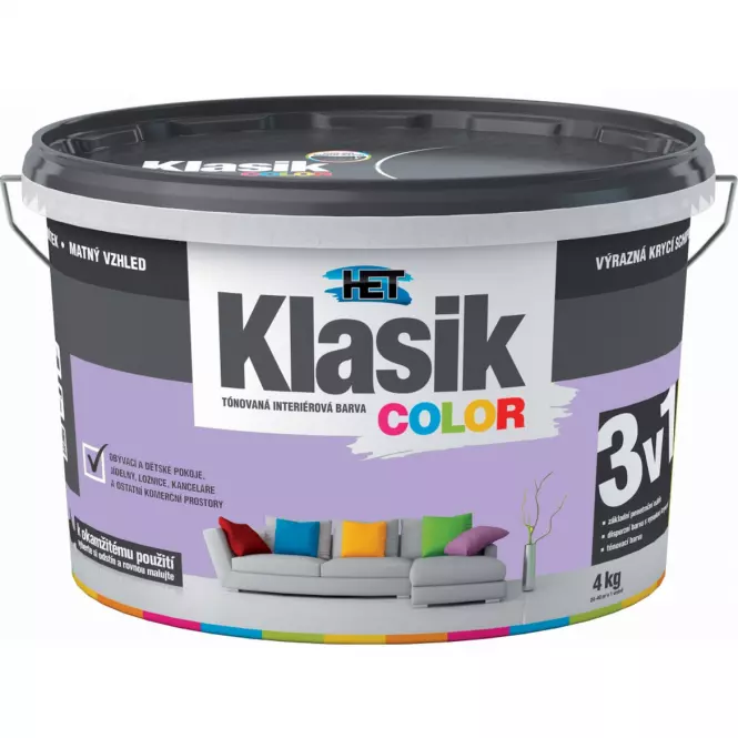 Het Klasik Color Fialovy Lila 4kg