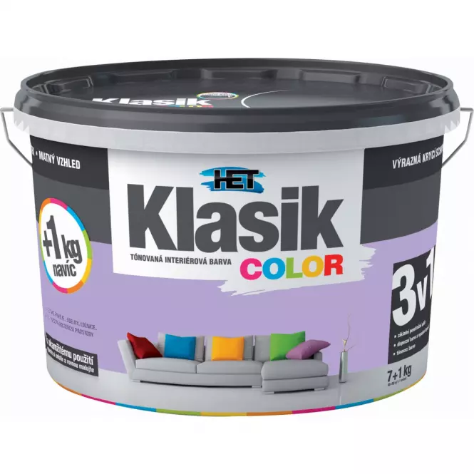 Het Klasik Color Fialovy Lila 7+1kg