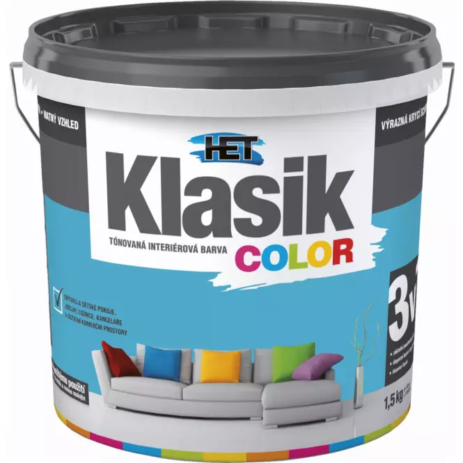 Het Klasik Color Modry Tyrkysovy 1,5kg