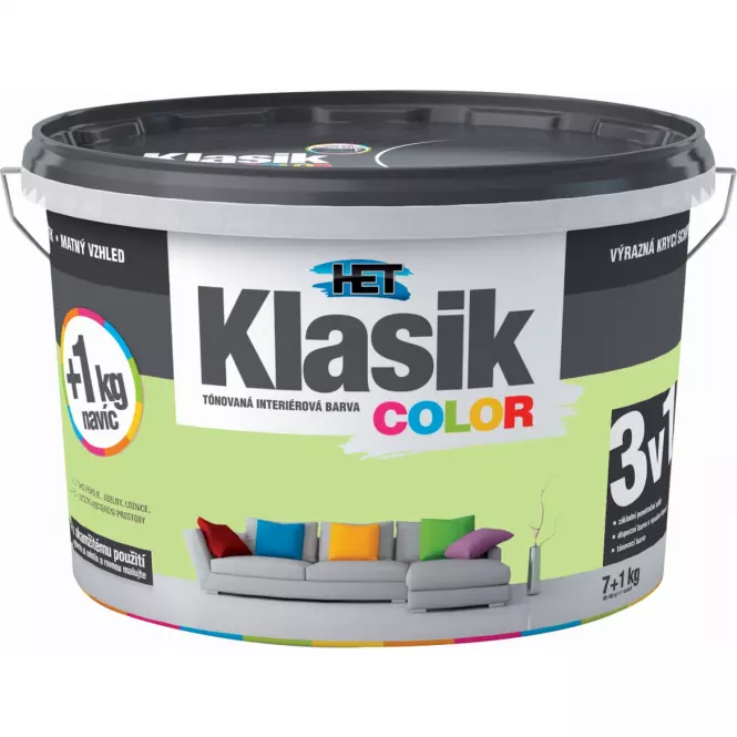 Het Klasik Color zelený pistáciový 7+1kg