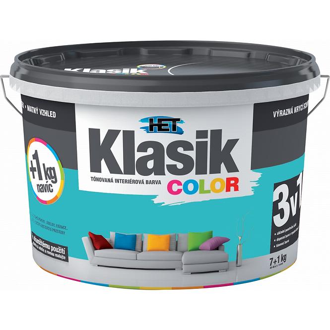 HET Klasik Color zelený tyrkysový 7+1kg