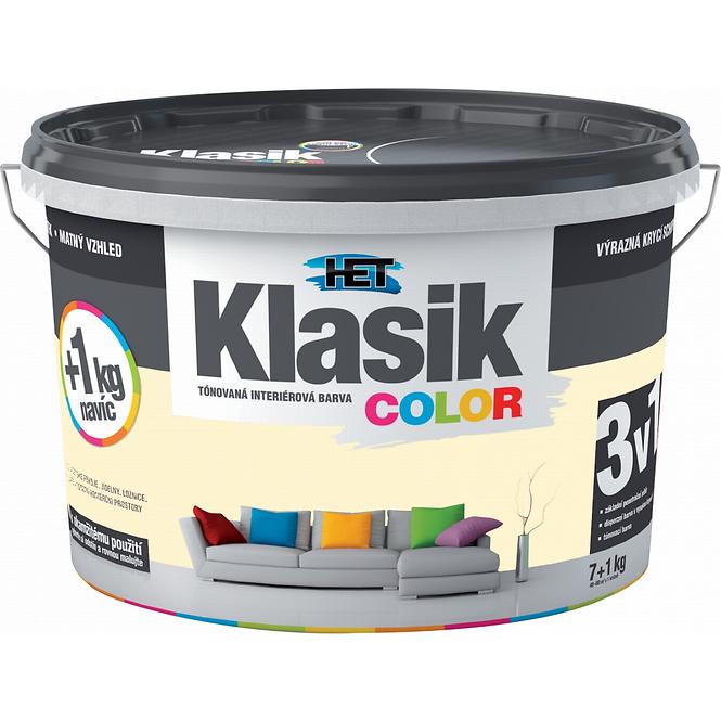 HET Klasik Color žltá vanilková 7+1 kg