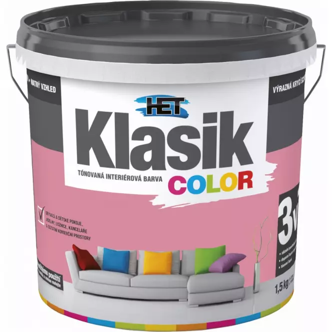 HET  Klasik Color rúžový 1,5 kg
