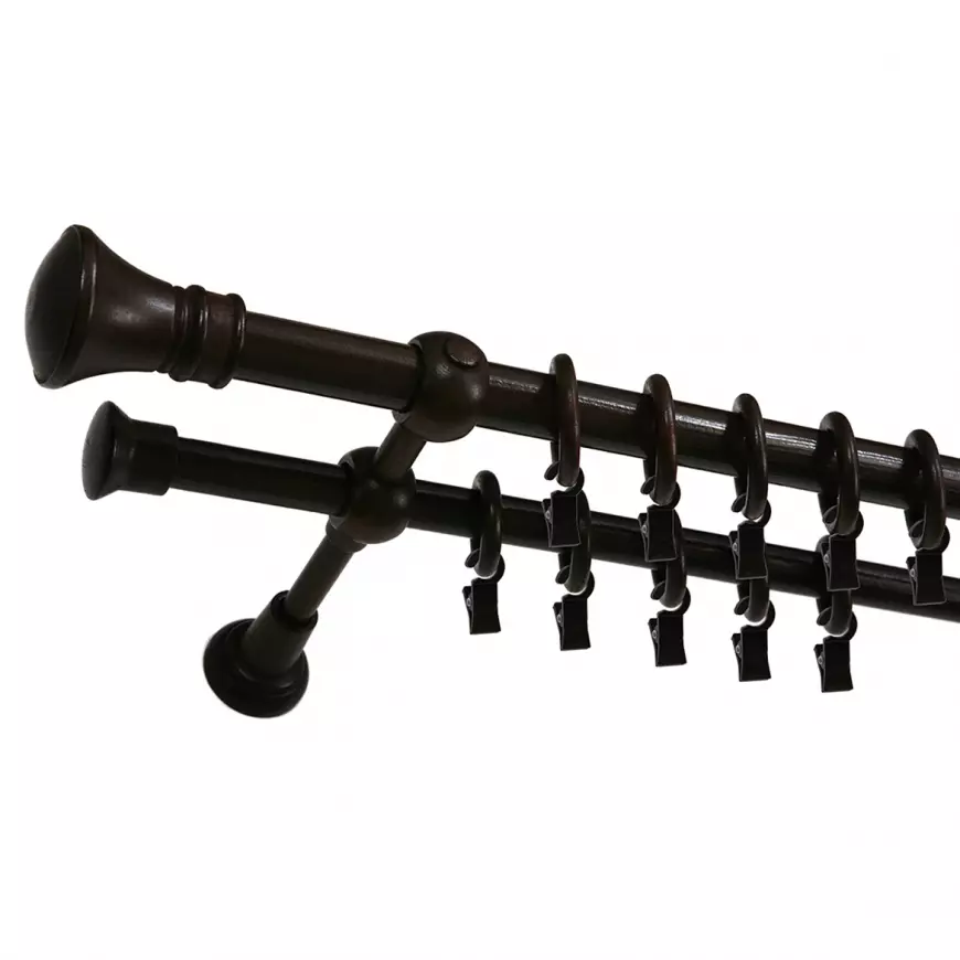 Garniža helios fi25 II 160cm wenge