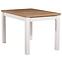Stôl ST30 120X80 dub wotan/biely