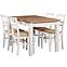 Stôl ST30 120X80 dub wotan/biely,5