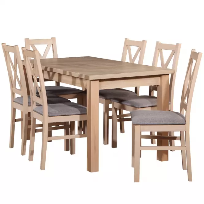 Rozkladací stôl ST28 140/180x80cm dub sonoma,6